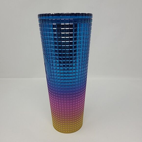 Starbucks 2023 Pride Rainbow Tumbler - 24oz Venti- Tim Singleton Grid Gradient - Picture 2 of 6